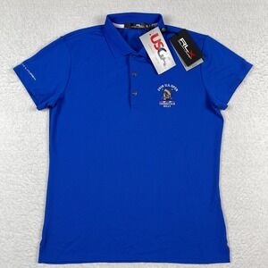RLX Ralph Lauren Polo‎ Shirt Womens Small USGA Golf US Open Shinnecock Hills New